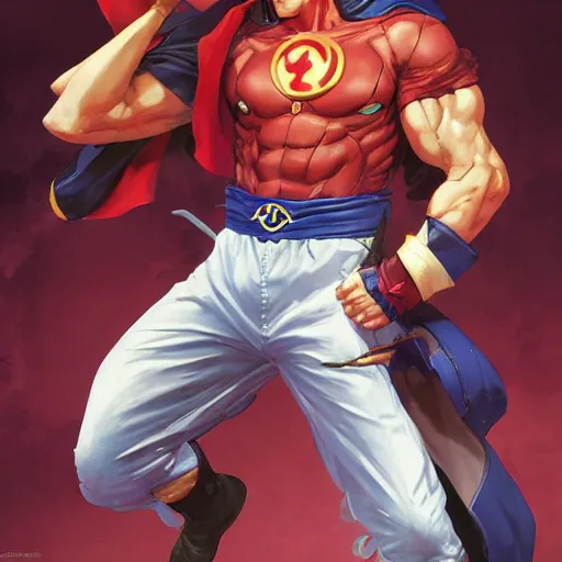 Image similar to tim drake ( robin ) as a street fighter character, cg animation, capcom, realistic, character select portrait, by artgerm, greg rutkowski, alphonse mucha, 3 d