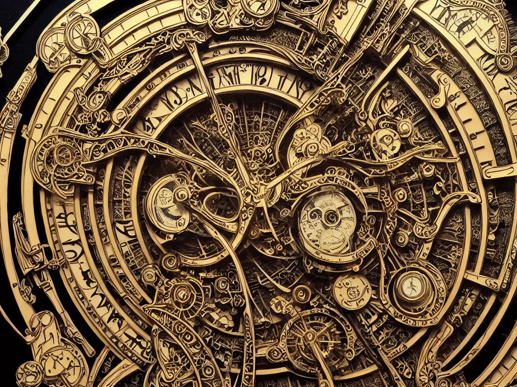 Steampunk Clock by AM FineArtPrints - Royalty Free and Rights