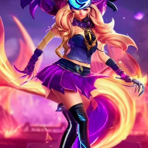 Prompt: k / da from league of legends