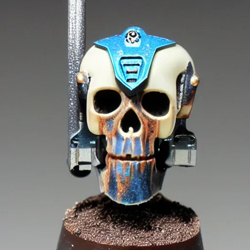 Image similar to Servo Skull. Warhammer 40k