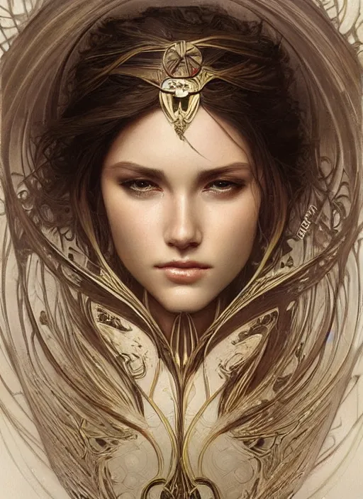 Image similar to portrait of a stunningly beautiful water drop, highly detailed, 3 5 mm photo, artstation, concept art, sharp focus, 2 8 mm macro photo, art by artgerm and greg rutkowski and alphonse mucha, incredibly beautiful and symmetrical, award winning art, royal