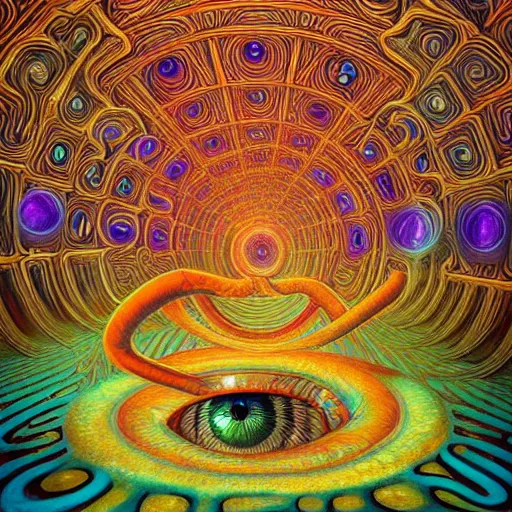 Prompt: An extremely psychedelic abstract illustration of an eye shaped labyrinth maze, colorful, surreal, dramatic lighting, magic mushrooms, psilocybin, LSD, detailed, intricate, elegant, highly detailed, digital painting, artstation, concept art, smooth, sharp focus, illustration, art by Krenz Cushart and Artem Demura and alphonse mucha