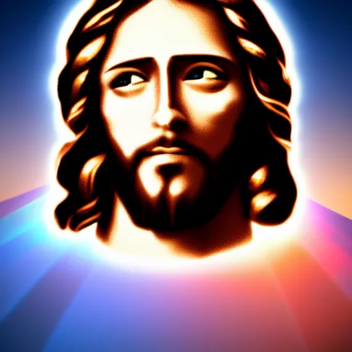 Image similar to Jesus Christ as the president, dynamic lighting, +++ dynamic pose, high resolution, 8k