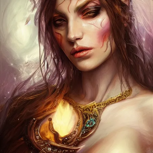 Image similar to Female sorceress by Livia Prima,fantasy,beautiful,pretty,masterpiece,stunning,high quality,full body,one subject,face,detailed,anatomically correct,trending on reddit