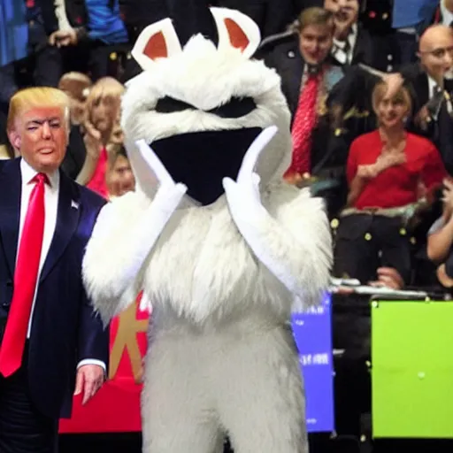 Image similar to donald trump fursuit