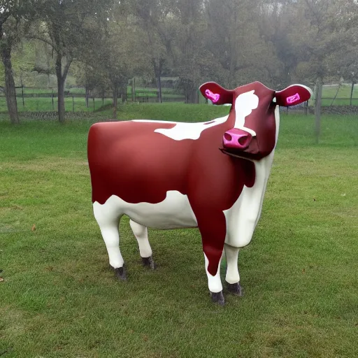 Prompt: hybrid of a cow and a chair