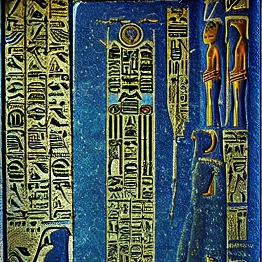 Image similar to dark bioluminescent egyptian hieroglyphs obelisk, sharp focus, hyper detailed masterpiece