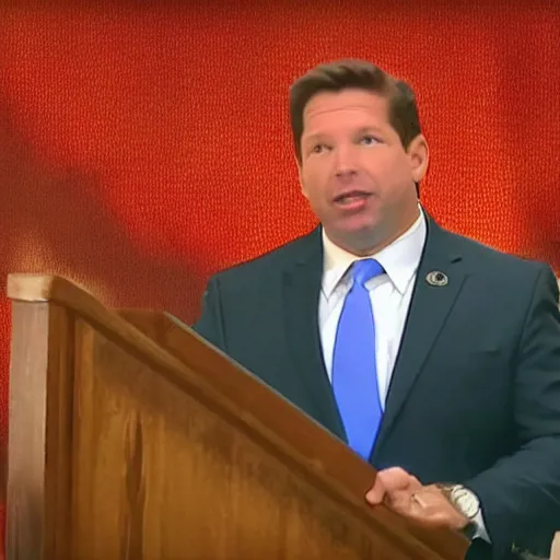 Prompt: Ron DeSantis as satan