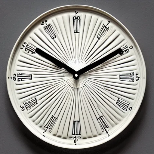 Image similar to a wall clock designed by rene lalique