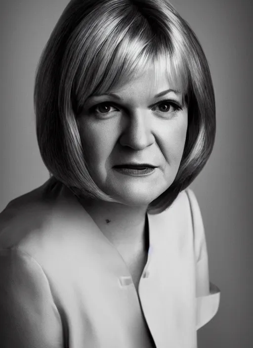 Image similar to portrait of beautiful 3 0 - year - old female newt gingrich by mario testino, headshot, detailed, award winning, sony a 7 r