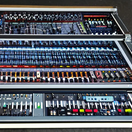 Image similar to eurorack modular synthesizer