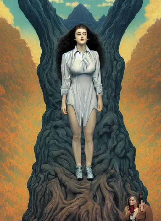 Image similar to twin peaks poster art, the spirit thats the physical manifestation embodiment of the concept of sehnsucht, old retro pulp, by michael whelan, rossetti bouguereau, artgerm, nostalgic, old fashioned