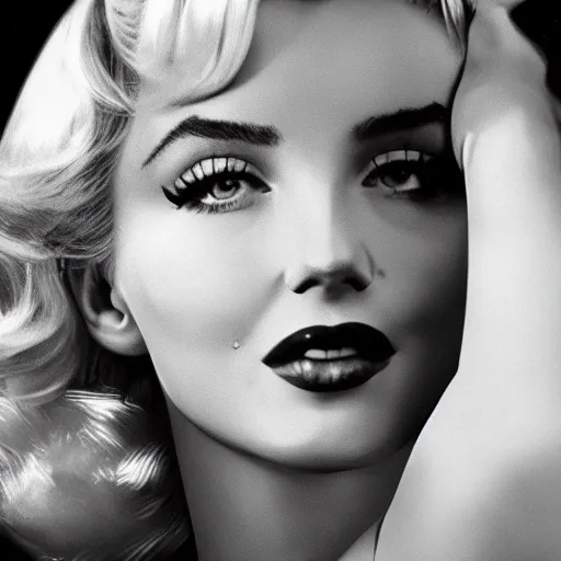 Image similar to Marylin Monroe as Ana de Armas, Highly realistic, 4k