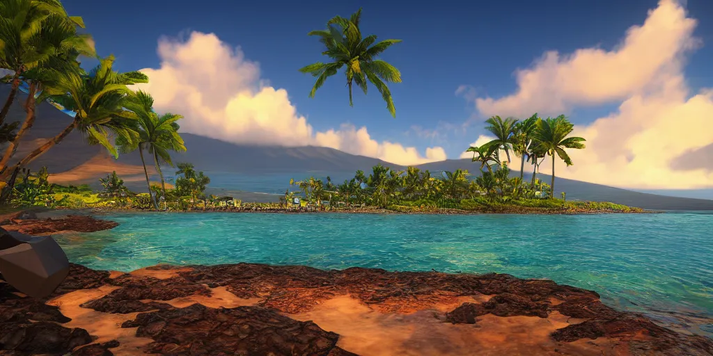 Image similar to Lahaina maui, unreal 5, hyperrealistic, realistic, photorealistic, dynamic lighting, highly detailed, cinematic landscape, studio landscape, studio lighting