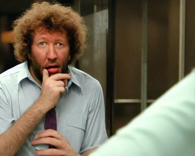 Image similar to chris o'dowd as roy in the it crowd ( 2 0 0 6 ), channel 4, episode still, 4 8 0 p