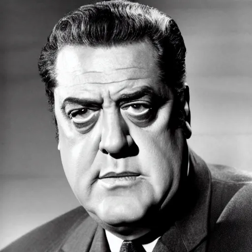 Prompt: raymond burr as perry mason in the young days