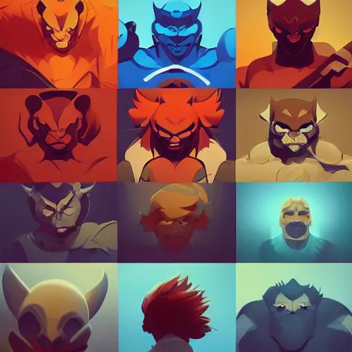 Image similar to face icon stylized minimalist thundercats, loftis, cory behance hd by jesper ejsing, by rhads, makoto shinkai and lois van baarle, ilya kuvshinov, rossdraws global illumination