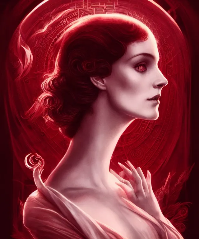 Prompt: retro movie poster for hamlet by charlie bowater and anna dittmann and artgerm and clemens ascher, intricate, elegant, red and white mist, highly detailed, dramatic lighting, sharp focus, octane render, trending on artstation, artstationhd, artstationhq, unreal engine, 4 k, 8 k