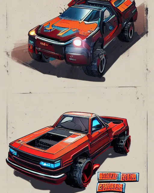 Image similar to car engine car parts concept art, cards, comic page, realistic fortnite, ui cards