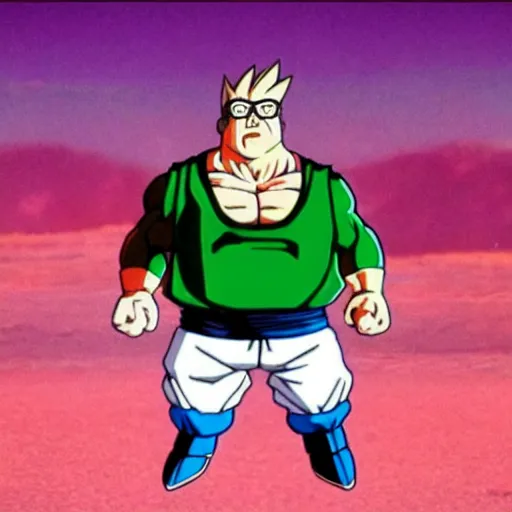 Image similar to peter griffin in dragon ball z