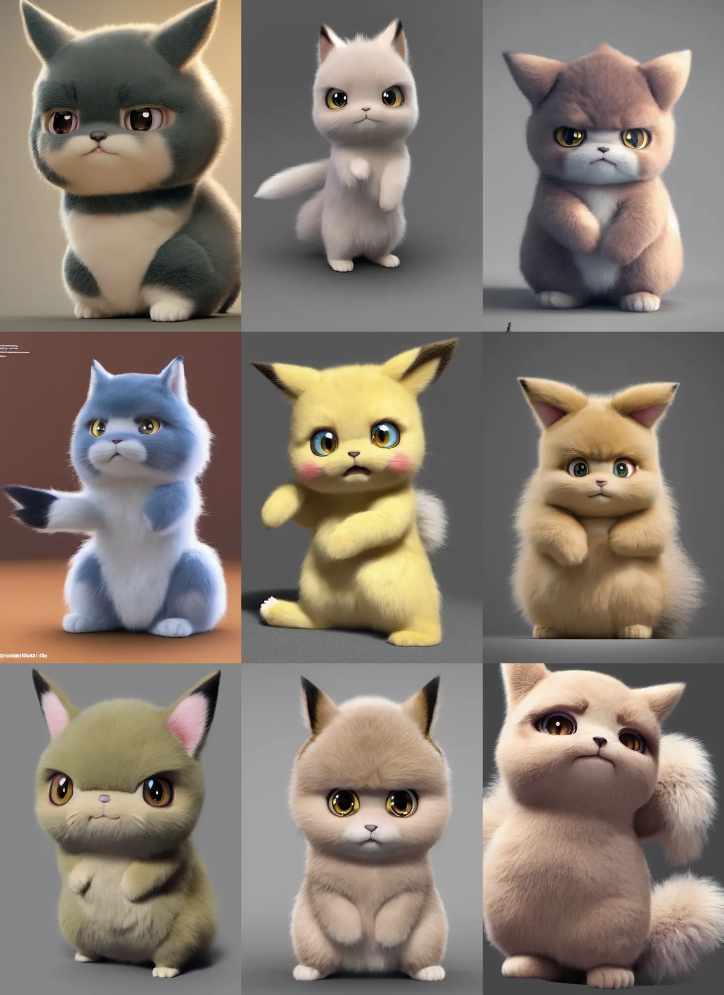 Prompt: high quality 3 d render hyperrealist very cute muted color fluffy! ninja cat, highly detailed, vray smooth, in the style of detective pikachu, hannah yata charlie immer, soft indoor light, low angle, uhd 8 k, sharp focus