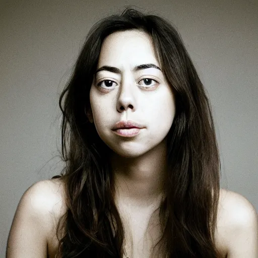 Image similar to a masterpiece portrait photo of a beautiful young woman who looks like a korean aubrey plaza