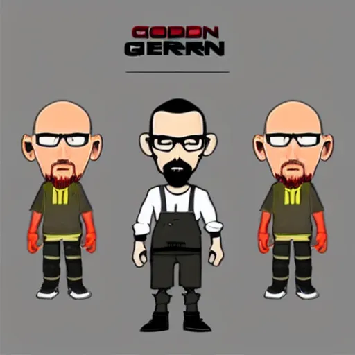 Image similar to Gordon Freeman meets Linkin Park