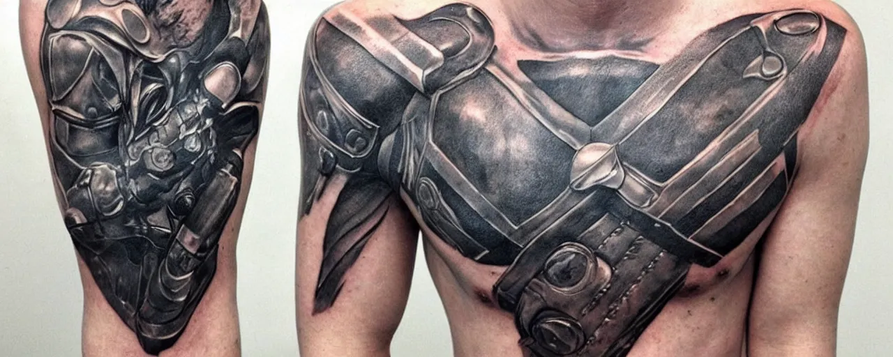 Image similar to Ugly tattoo of Thor Hammer