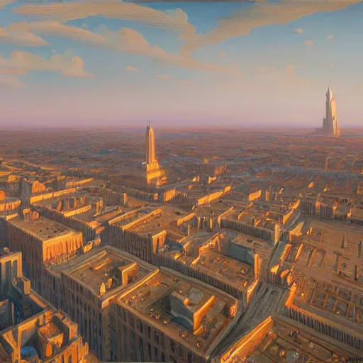 Prompt: a female city, painted by rene magritte and donato giancola and greg rutkowski, digital painting, 4 k