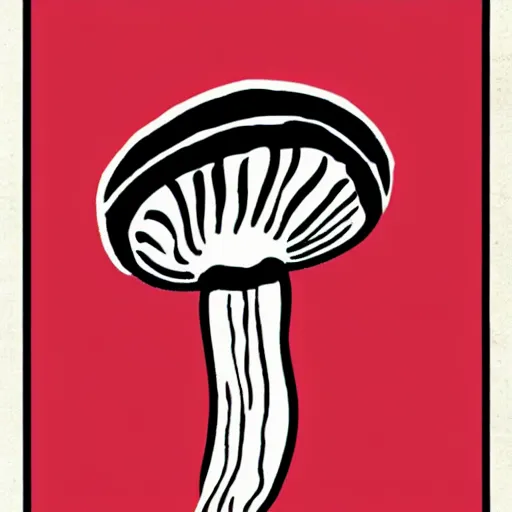 Prompt: Spencers Shroomery logo. Mushroom theme retro styling, circular design, by ivan chermayeff