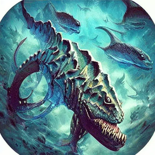 Image similar to “prehistoric sea monster”