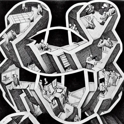 Prompt: 👋, MC Escher