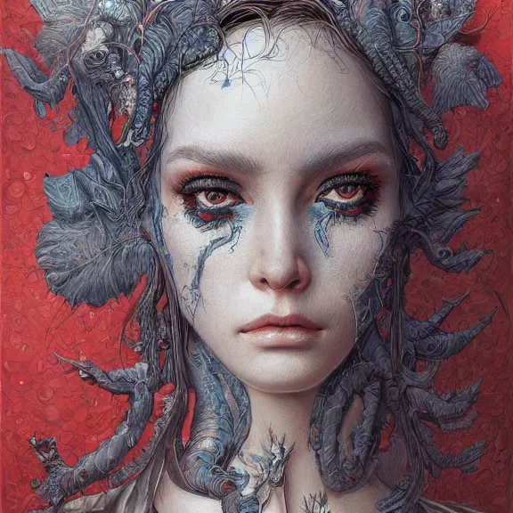 a highly detailed portrait in the style of james jean | Stable ...