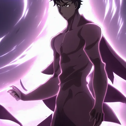 Prompt: dark guy made by Ufotable studio high detailed, beautiful,, anime style, 4k , detailed, detailed face, high quality, smooth, sharp focus, beautiful scene,