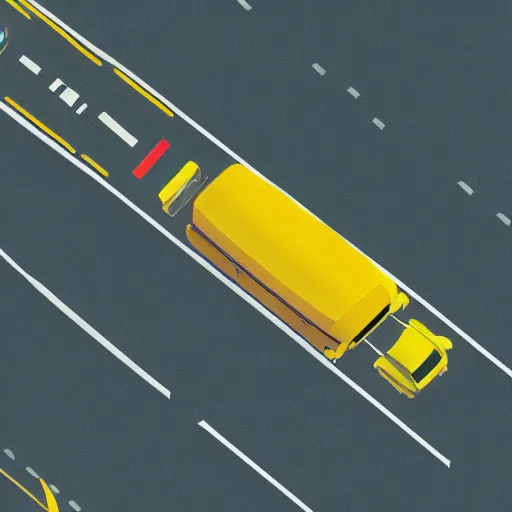 Image similar to A yellow submarine stuck in traffic, photorealistic, cinematic, 4k