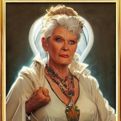 Prompt: amazing lifelike award winning pencil illustration of pat butcher behind the bar in the Queen Vic pub trending on art station artgerm Greg rutkowski alphonse mucha cinematic