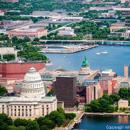 Image similar to madison wisconsin from helicopter eos 5 ds r, iso 1 0 0, f / 8, 1 / 1 2 5, 8 4 mm, postprocessed, bokeh )