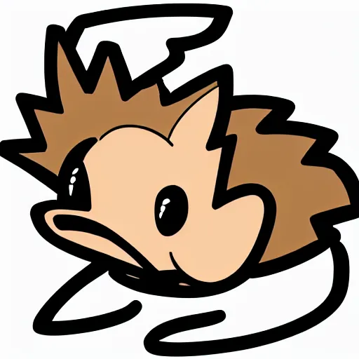 Image similar to twitch emote of a cute hedgehog, heart, love, adorable, cute