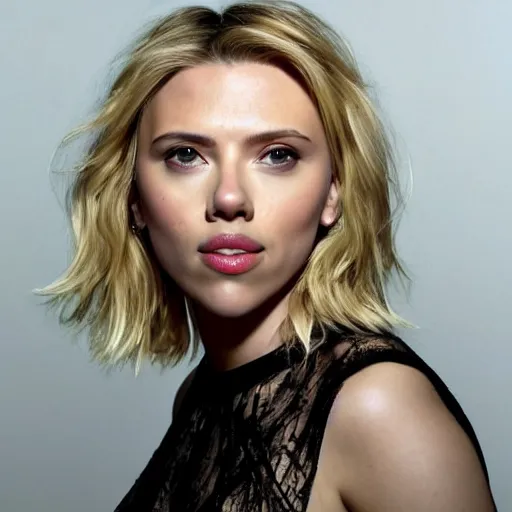 Prompt: scarlett johansson's linked in profile picture