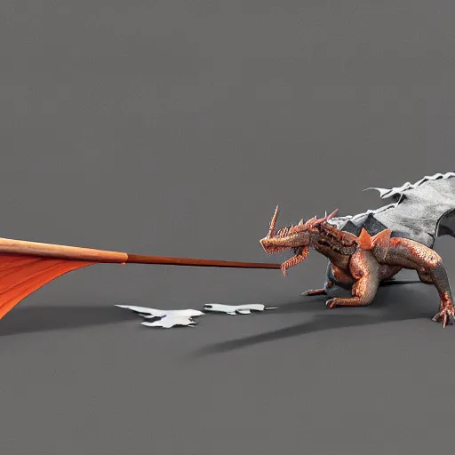 Image similar to 🔥 🐉 🧙♂, blender 3 d render,