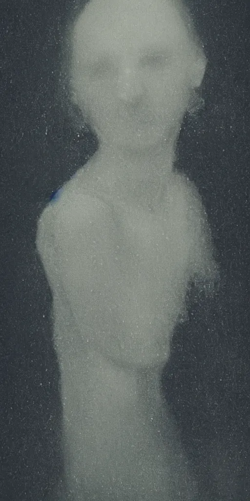 Image similar to portrait of a ghost made of water