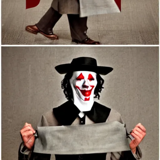 Image similar to amish joker