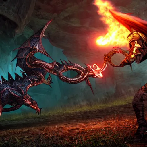 Image similar to an award winning video game screenshot of an armored gothic thief dragon slayer, engaging an enormous serpent in brutal battle, grimdark art style, colorful, cgi, unreal engine, ultra hd, high definition, high quality, crisp, sharp, smooth, 8 k resolution