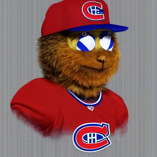 Image similar to Portrait of Youppi the Habs Montreal Canadiens Mascot as a very handsome friendly pokemon, highly detailed, smooth, sharp focus, dynamic lighting, intricate, trending on ArtStation, illustration, art by WLOP