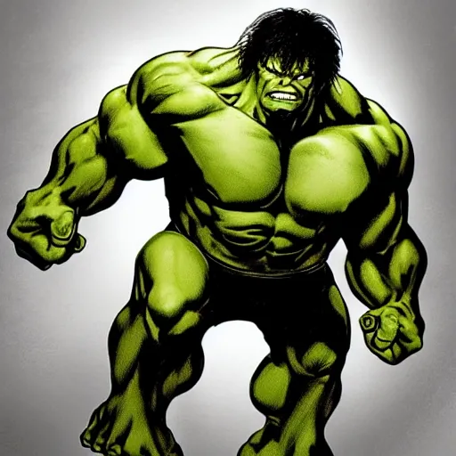 Image similar to white colored hulk