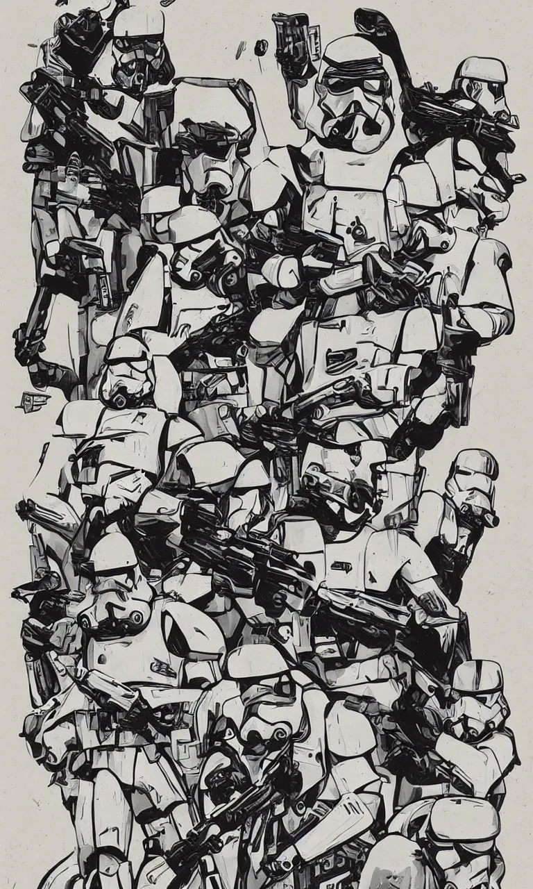 Image similar to a propaganda poster made by the Galactic Empire recruiting stormtroopers to join the army, in the style of the “I want YOU” poster