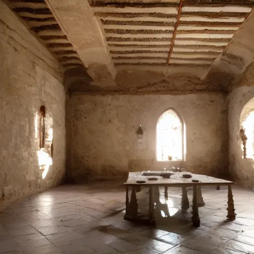 Image similar to sans inside of his castle, interior view