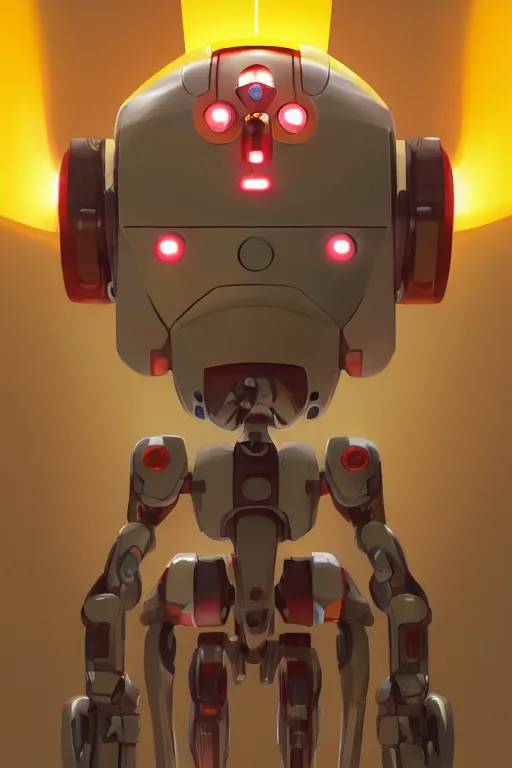 Image similar to metabots medabots medarotto medarot robot minimalist comics helmet mask neon cybereye, behance hd by jesper ejsing, by rhads, makoto shinkai and lois van baarle, ilya kuvshinov, rossdraws global illumination ray tracing hdr radiating a glowing aura