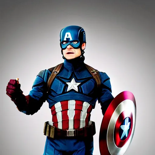 Image similar to Jason Bateman as captain America