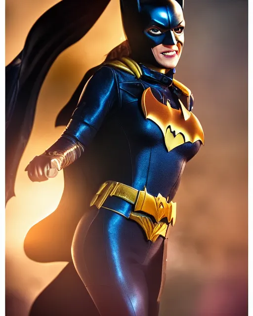 Image similar to 5 5 mm portrait photo of leslie grace as batgirl. magical atmosphere. art by artgerm and greg rutkowski. highly detailed 8 k. intricate. lifelike. soft light. nikon d 8 5 0.